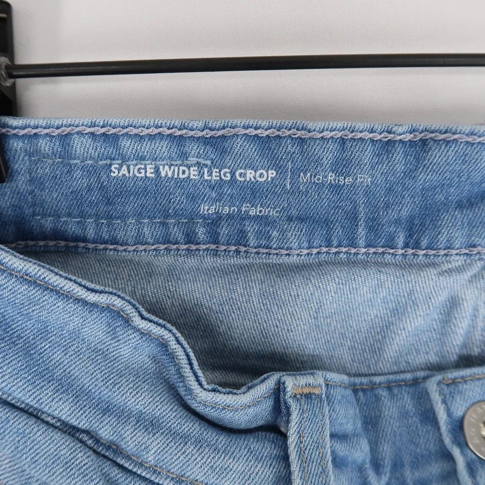 AG Adriano Goldschmied Light Blue Flare Jeans - Picture 11 of 13